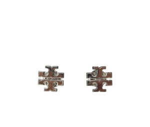 Buy Tory Burch Small Logo Stud Earrings Silver at Sasom – Authentic and Ready to Ship