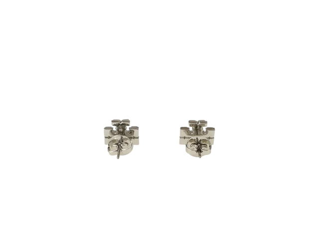 Tory Burch Tory Burch Small Logo Stud Earrings Silver - view 2