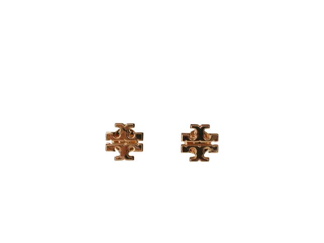 Tory Burch Tory Burch Metal Stud Earrings Pink Gold - view 1
