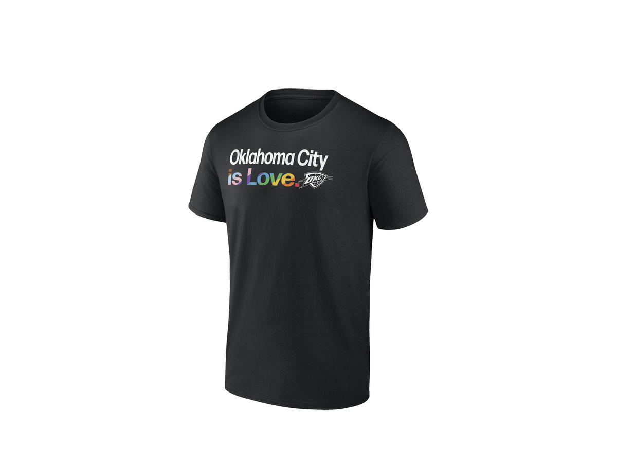 Fanatics Fanatics Unlabeled Oklahoma City Thunder City Pride T-Shirt - Mens