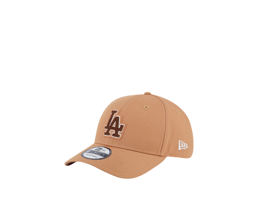 New Era New Era Los Angeles Dodgers MLB Chainstitching 9FORTY Cap Deep Sand Brown