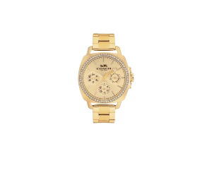 Buy Coach Boyfriend Chronograph Gold at Sasom – Authentic and Ready to Ship