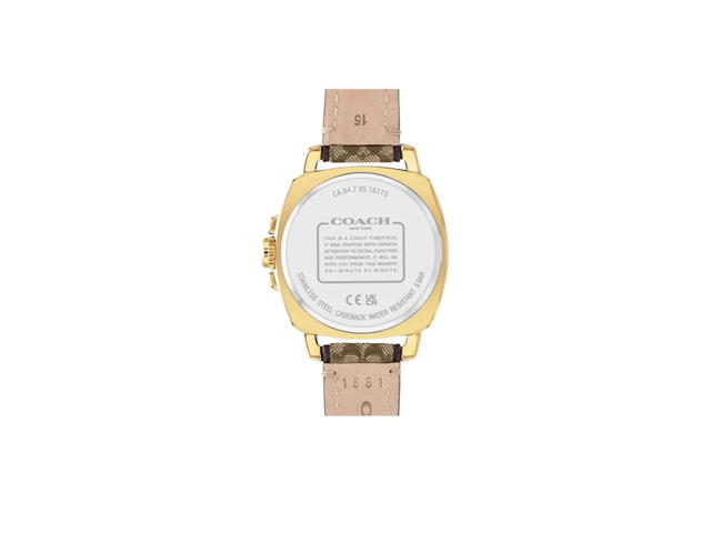 Coach Coach Boyfriend Crystal Watch 34mm Khaki Gold (Women's) - view 3