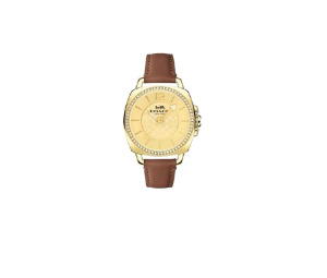 Buy Coach Boyfriend 34mm Leather Strap Watch Brown at Sasom – Authentic and Ready to Ship