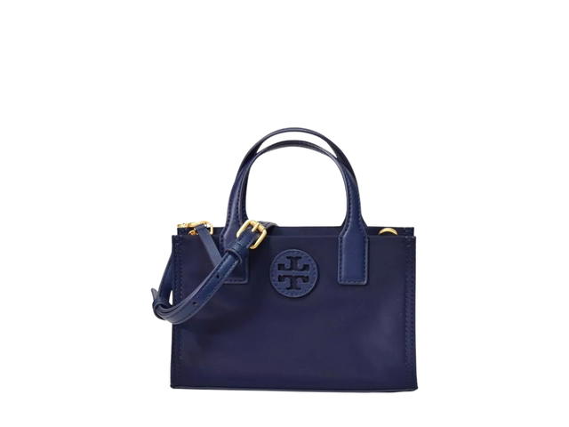 Tory Burch Tory Burch Ella Nylon Logo Mini Tote In Nylon With Gold Hardware - view 1