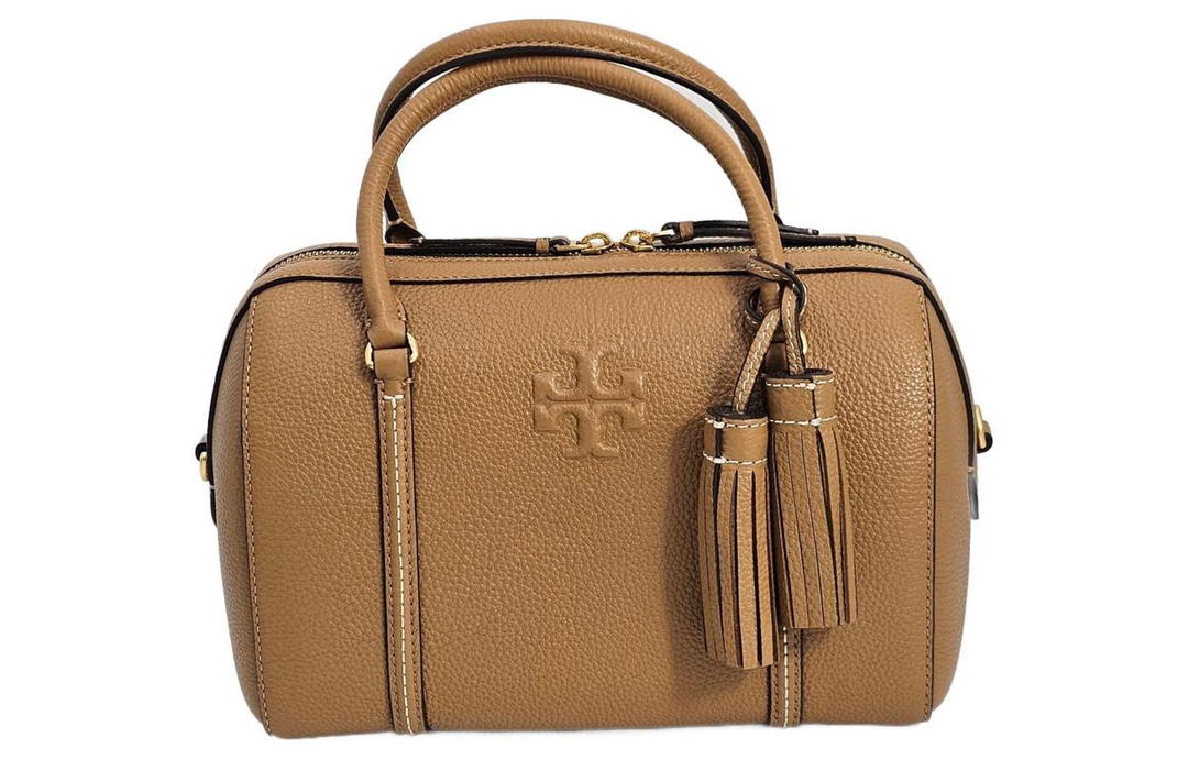 Tory Burch TORY BURCH Thea Leather Handbag, Shoulder Bag, Crossbody Bag Small Size Women's Brown
