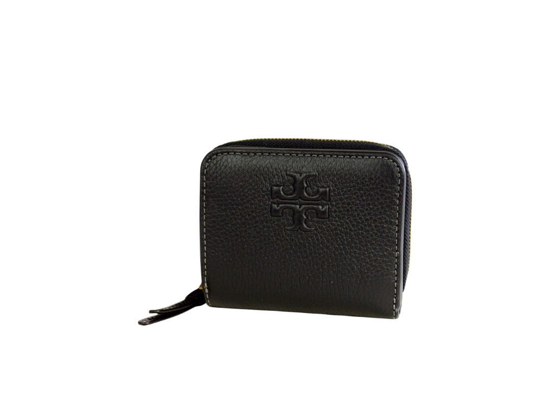 Tory Burch Tory Burch Thea Bi-Fold Zip Around Wallet Black