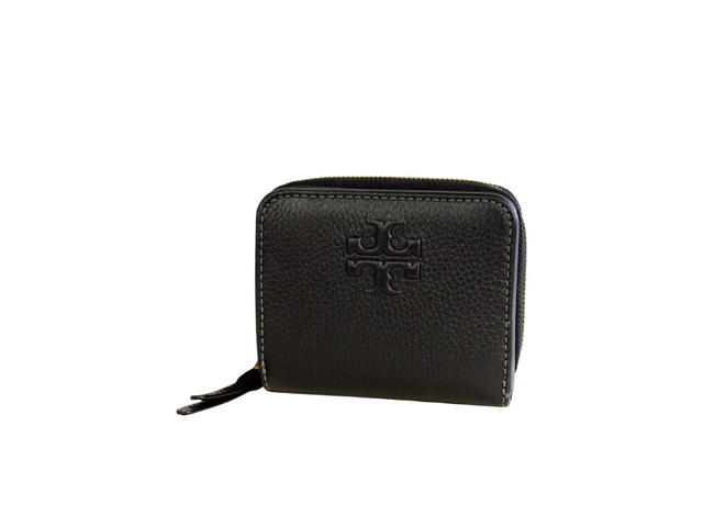 Tory Burch Tory Burch Thea Bi-Fold Zip Around Wallet Black - view 1