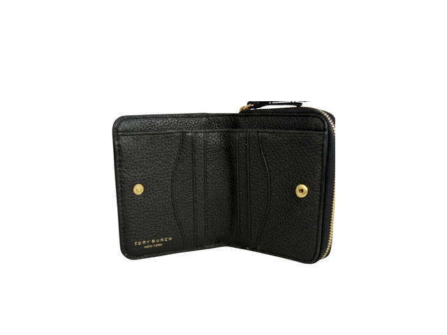 Tory Burch Tory Burch Thea Bi-Fold Zip Around Wallet Black - view 2