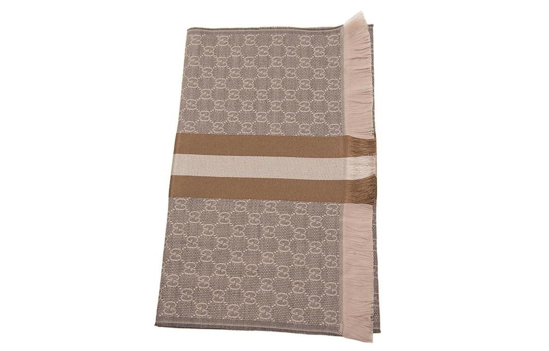Gucci Gucci Knit Scarves Women's Khaki