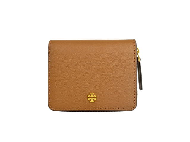 Tory Burch Tory Burch Emerson Zip Around Mini Wallet Moose - view 1