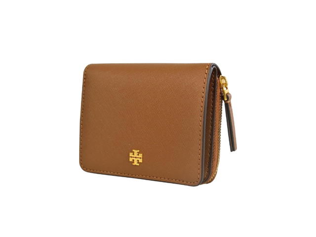 Tory Burch Tory Burch Emerson Zip Around Mini Wallet Moose - view 2