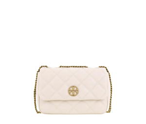 Buy Tory Burch Willa  Leather Square Fatty In Leather With Gold Hardware at Sasom – Authentic and Ready to Ship