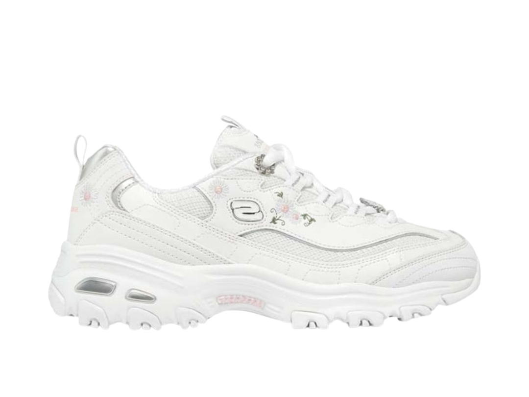 Skechers Skechers D'Lites White Pink Green (Women's)
