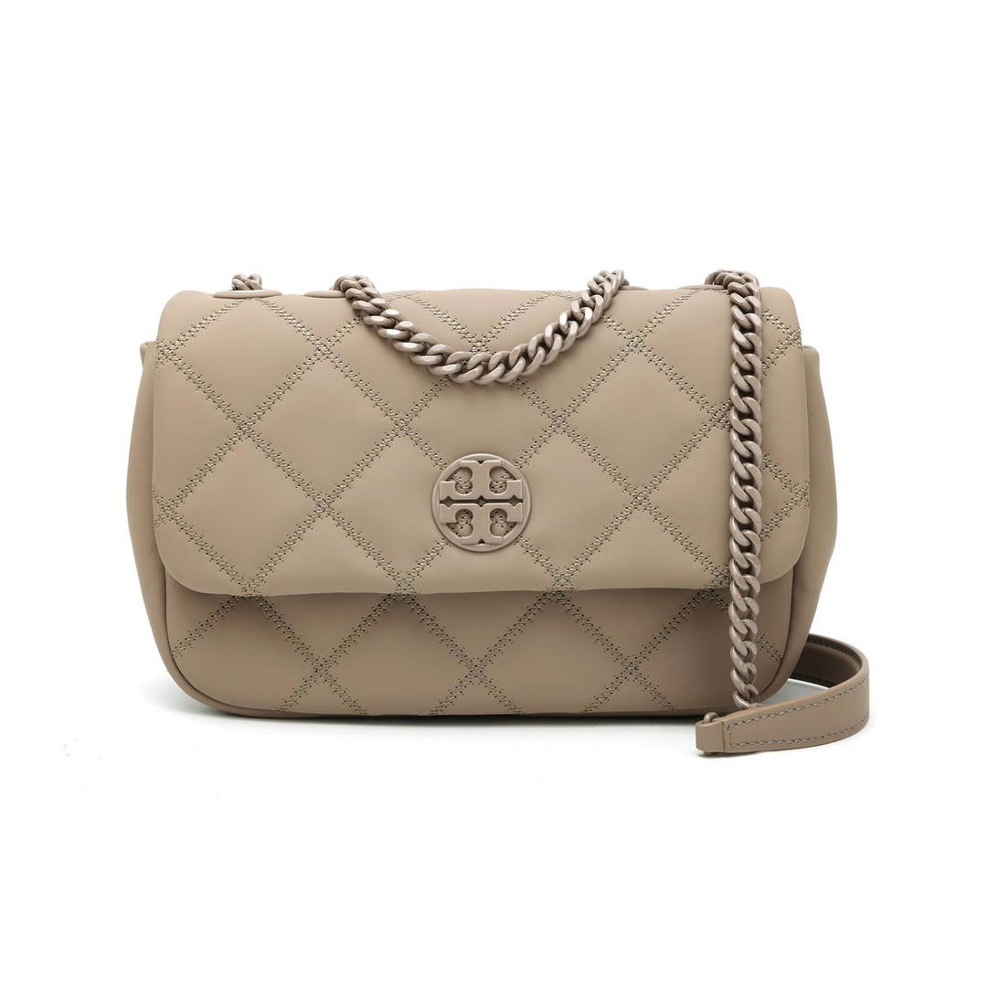 Tory Burch TORY BURCH TB-Willa Goatskin Handbags Shoulder Bags Women's Elephant Gray