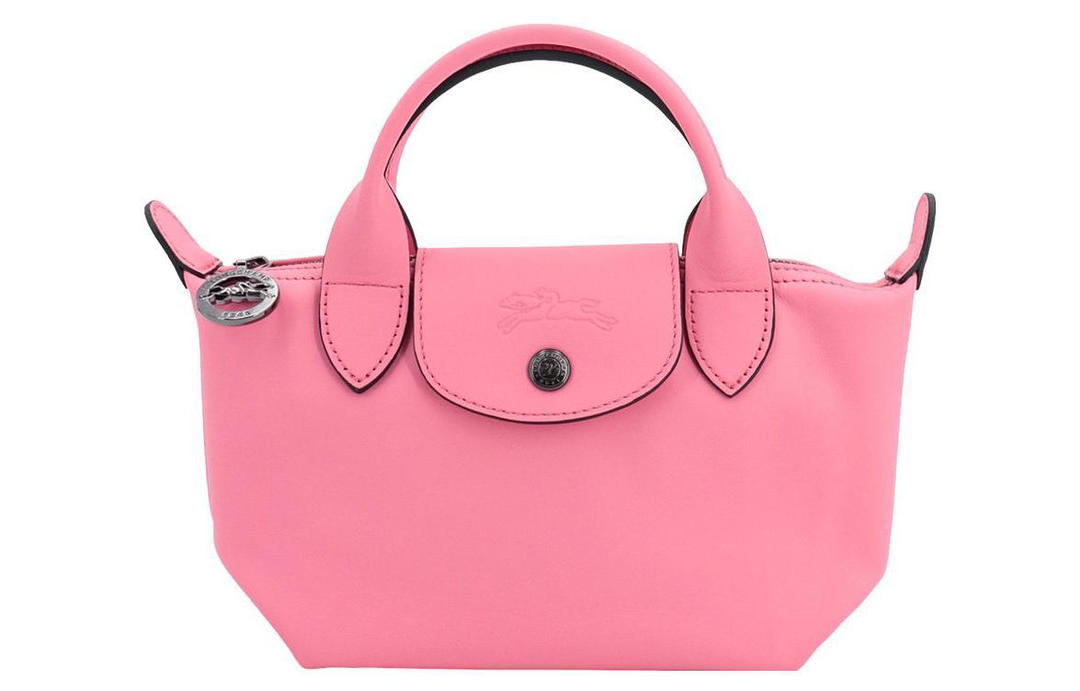 Longchamp Longchamp Le Pliage Xtra Cow Leather One Shoulder Handbags Mini Women's Flesh Pink