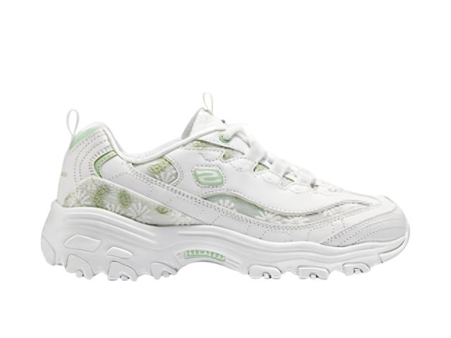 Skechers Skechers D'Lites 1.0 White Green (Women's) - view 1