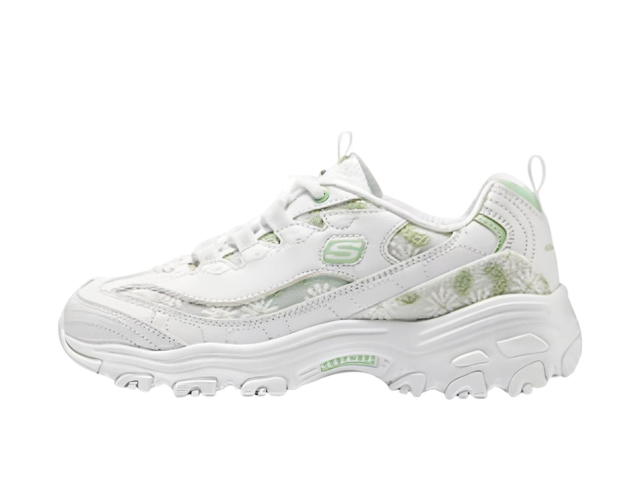 Skechers Skechers D'Lites 1.0 White Green (Women's) - view 2