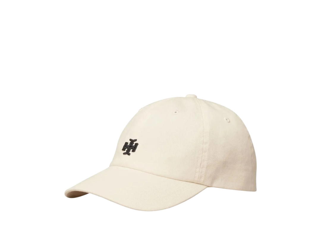 Tory Burch Tory Burch Logo Cap Ivory Pearl