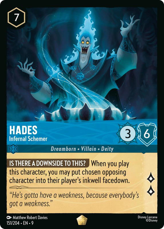 Disney Lorcana Disney Lorcana Hades Infernal Schemer L [151/204] Fabled (EN)