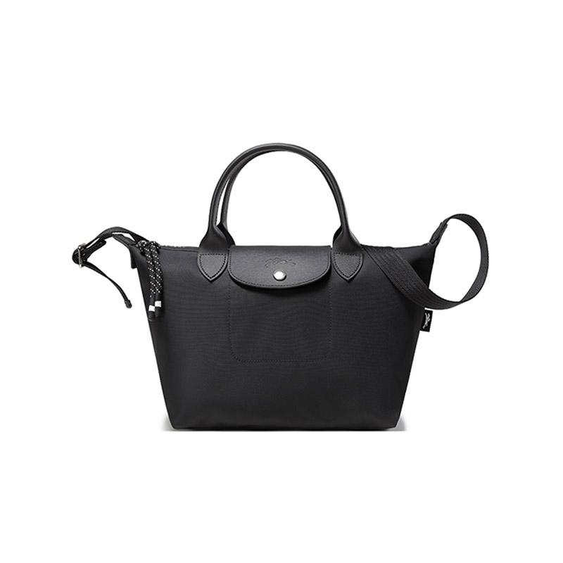 Longchamp Longchamp Le Pliage Energy Nylon Canvas Handbag Small Size Women's Black