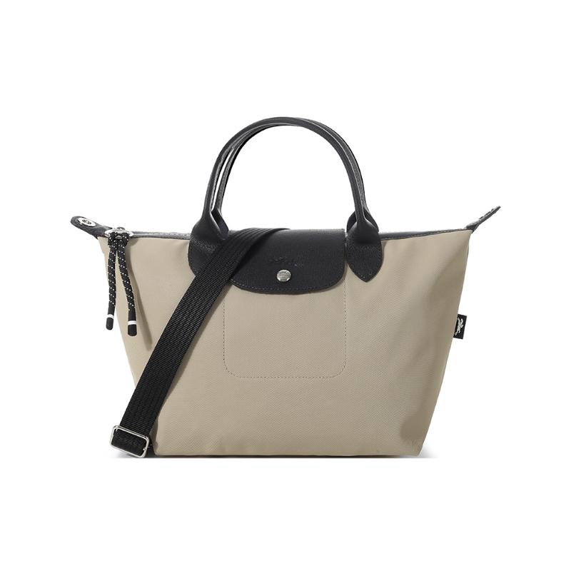 Longchamp Longchamp Le Pliage Energy Recycled Canvas One Shoulder Handbag Women's Earth Umber