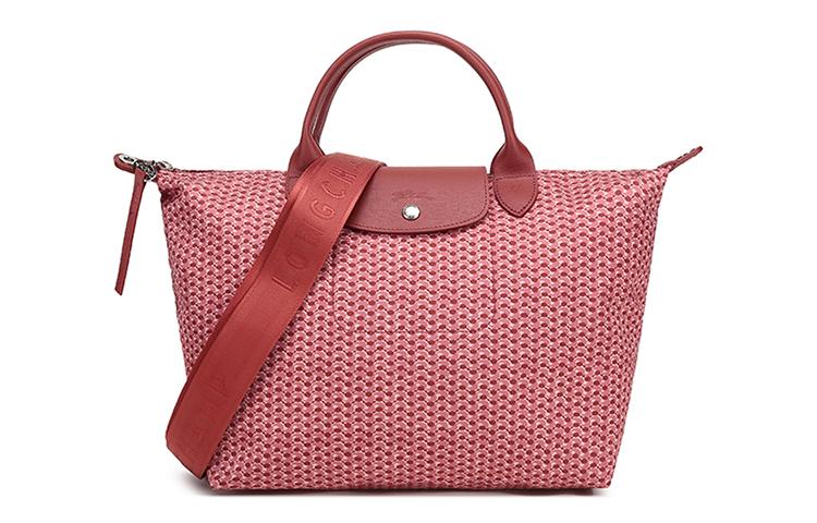 Longchamp Longchamp Fabric One Shoulder Handbags Women's Antique Pink