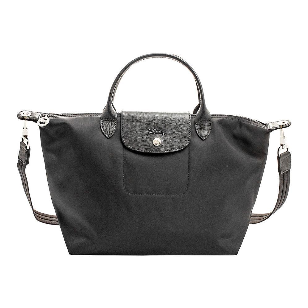 Longchamp Longchamp Le Pliage Néo Fabric Crossbody Bags Handbags Medium Size Women's Black