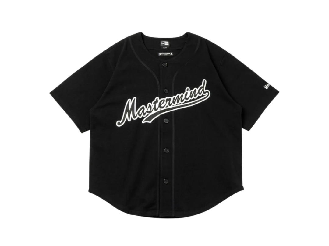 Mastermind Mastermind X New Era Heavyweight Cotton Baseball Shirt Black