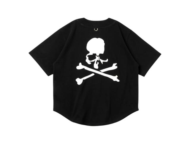 Mastermind Mastermind X New Era Heavyweight Cotton Baseball Shirt Black - view 2