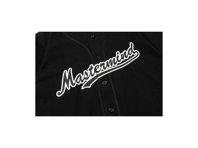 Mastermind Mastermind X New Era Heavyweight Cotton Baseball Shirt Black - view 4