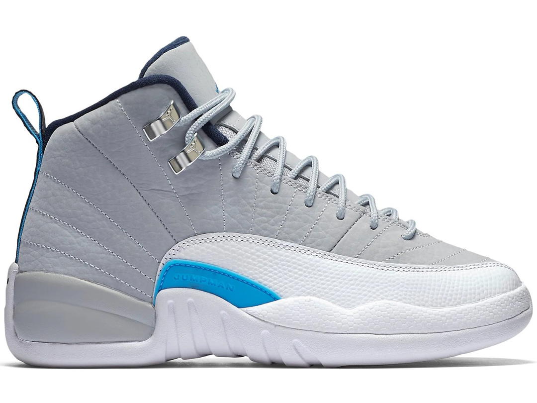 Jordan Jordan 12 Retro Grey University Blue (GS)