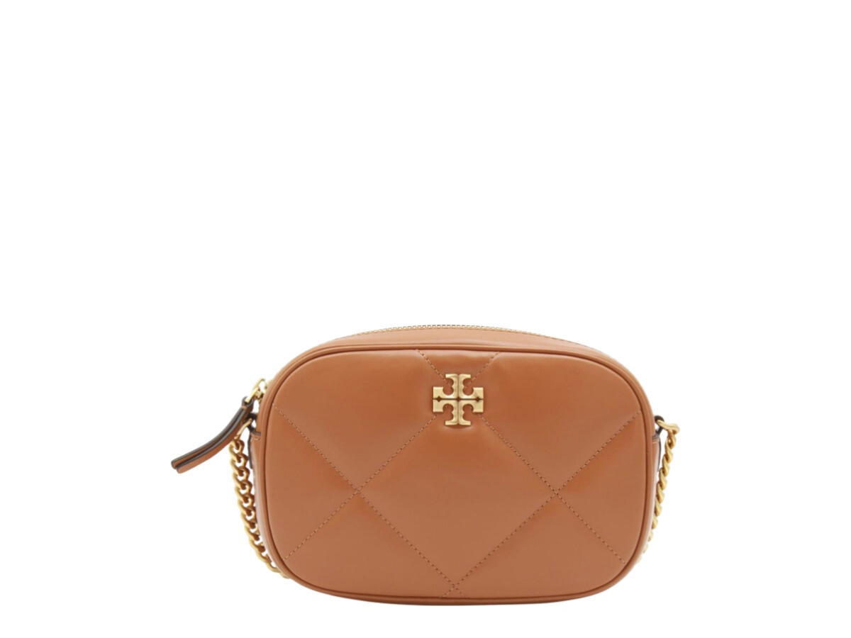 Tory Burch Tory Burch Kira Diamond Quilt Camera Bag Classic Chestnut