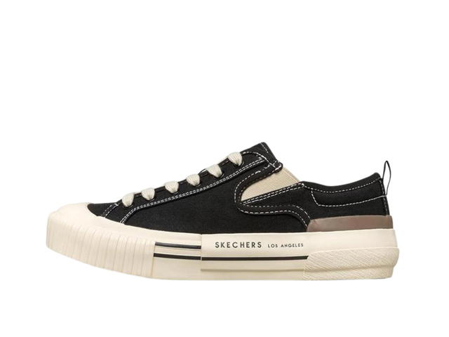 Skechers Skechers New Moon Canvas Shoes Gs Black Women's - view 2