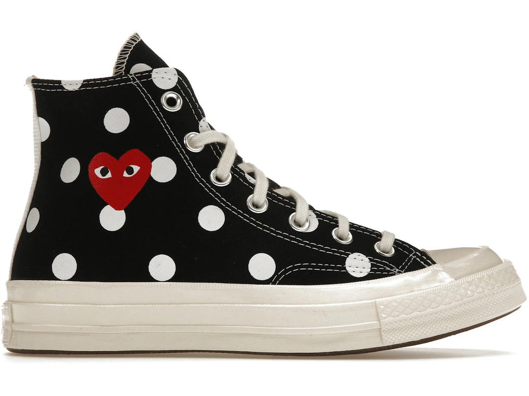 Converse Converse Chuck Taylor All Star 70 Hi Comme des Garcons PLAY Polka Dot Black