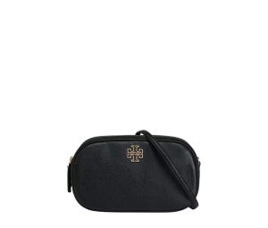 Buy Tory Burch Britten Camera Bag In Black Leather With Gold Hardware at Sasom – Authentic and Ready to Ship