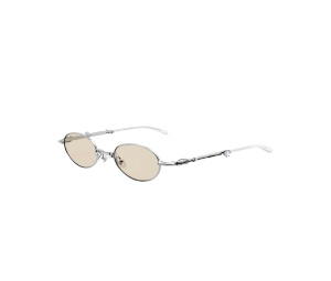 Gentle Monster x Bratz Pico 02(BR) In Silver Metal Frame With Orange Lenses