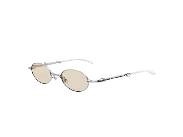 Gentle Monster Gentle Monster x Bratz Pico 02(BR) In Silver Metal Frame With Orange Lenses - view 2