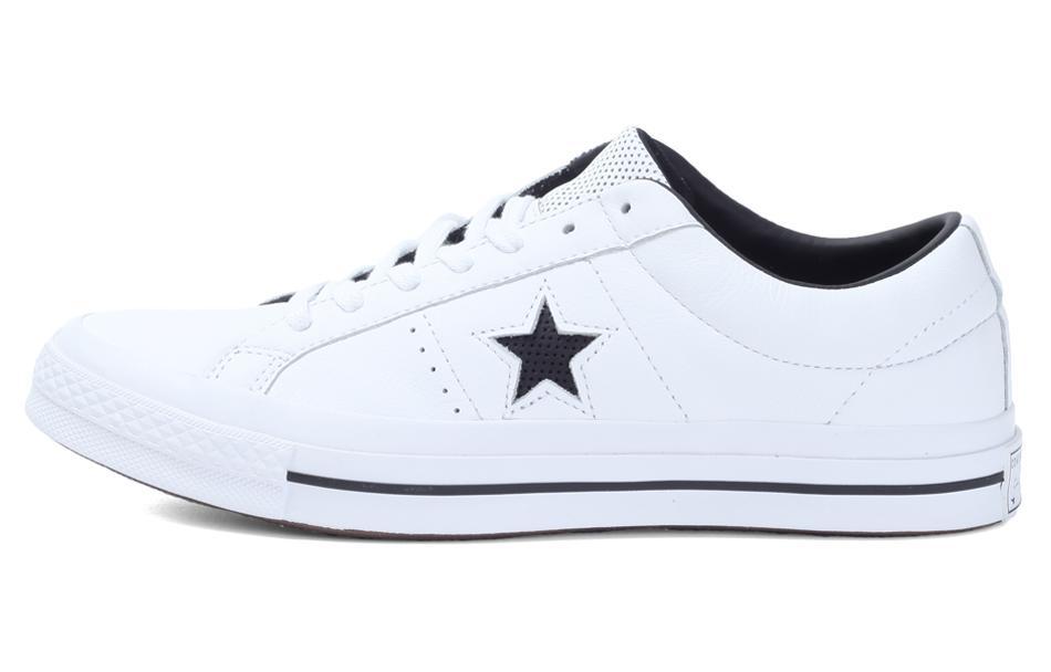 Converse Converse One Star Perforated Leather Low Top 'White Black'