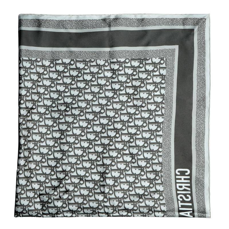 Dior Dior Silk Scarves Women's Pink/Gray
