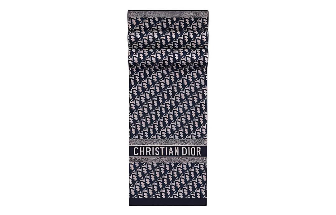 Dior Dior Knit Scarves Women's Dark Blue