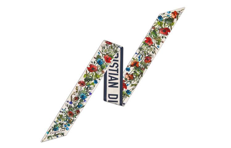 Dior Dior Silk Scarves Women's Floral