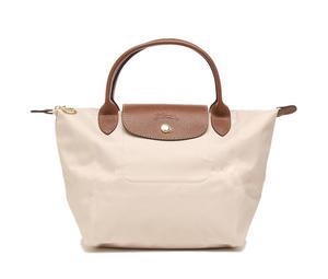 Buy Longchamp Le Pliage Canvas With Leather Canvas Bag Dumpling Bag Handbags Small Size Women's Paper Color at Sasom – Authentic and Ready to Ship