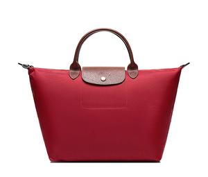 Buy Longchamp Le Pliage Canvas Bag Dumpling Bag Handbags Medium Size Women's Red at Sasom – Authentic and Ready to Ship