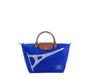Buy Longchamp Eiffel Tower Le Pliage Tote Bag Blue at Sasom – Authentic and Ready to Ship