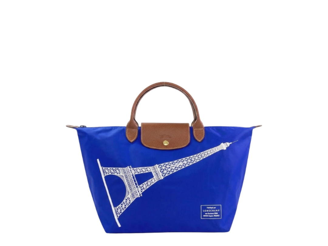Longchamp Longchamp Eiffel Tower Le Pliage Tote Bag Blue