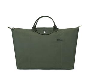 Buy Longchamp Le Pliage Green Canvas With Leather Canvas Bag Dumpling Bag Travel Bag Regular Women's Green at Sasom – Authentic and Ready to Ship