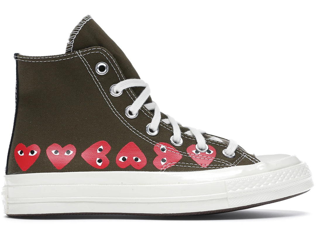 Converse Converse Chuck Taylor All Star 70 Hi Comme des Garcons PLAY Multi-Heart Green