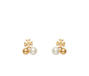 Buy Tory Burch Britten Pearl Cluster Earring Gold at Sasom – Authentic and Ready to Ship