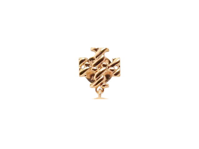 Tory Burch Tory Burch Rope Logo Pearl Drop Earrings  Gold - view 4